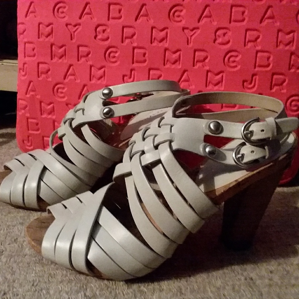 Coach strappy heels